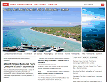 Tablet Screenshot of gili-fast-boats.com